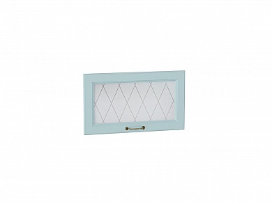 Комплект фасадов Ницца со стеклом для каркаса Ф-86 ВГ600 354*596*16 Голубой