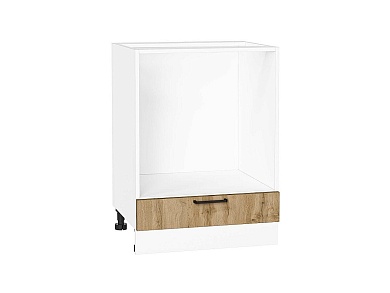 Шкаф нижний под духовку Флэт 816*600*476 Wotan Oak 2S / Белый
