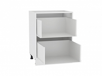 Каркас нижнего шкафа с 2-мя ящиками Н 602 816*600*462 Белый