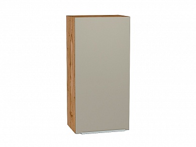 Шкаф верхний с 1-ой дверцей Фьюжн 920*450*320 Silky Grey / Дуб Вотан