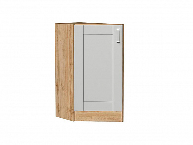 Шкаф нижний торцевой Лофт 816*296*554 Grey Silk / Дуб Вотан