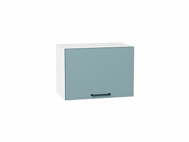 Шкаф верхний горизонтальный Флэт 358*500*318 Grey-green In 2S / Белый