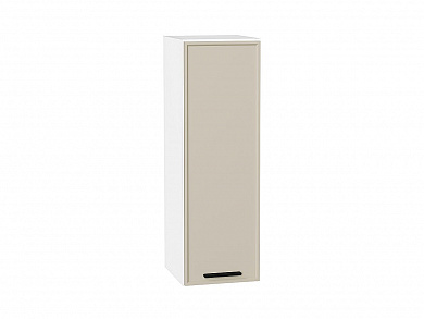 Шкаф верхний с 1-ой дверцей Фрейм 920*300*324 Cream Silk / Белый