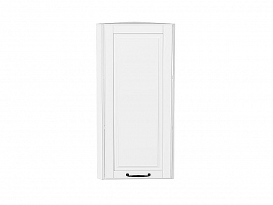 Шкаф верхний торцевой Дублин 920*300*304 Special White / Белый