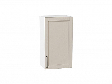 Шкаф верхний с 1-ой дверцей Сканди 716*400*320 Cream Silkwood / Белый