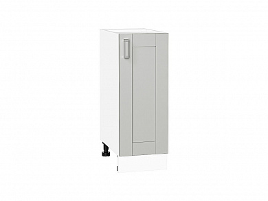 Шкаф нижний с 1-ой дверцей Лофт 816*300*480 Grey Silk / Белый