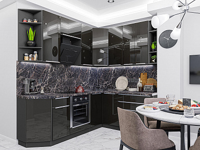 Фьюжн-04 2340*2200/1800*600 Anthracite