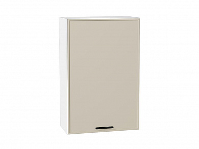 Шкаф верхний с 1-ой дверцей Фрейм 920*600*324 Cream Silk / Белый
