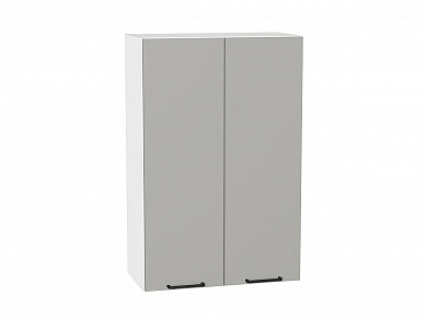 Шкаф верхний с 2-мя дверцами Флэт 920*600*318 Light Grey In 2S / Белый