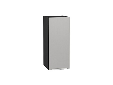 Шкаф верхний с 1-ой дверцей Фьюжн 716*300*320 Silky Light Grey / Graphite