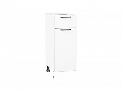 Шкаф нижний с 1-ой дверцей и ящиком Флэт 816*300*478 White In 2S / Белый