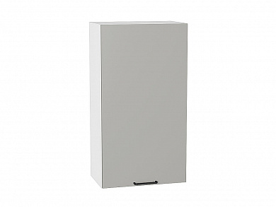 Шкаф верхний с 1-ой дверцей Флэт 920*500*318 Light Grey In 2S / Белый