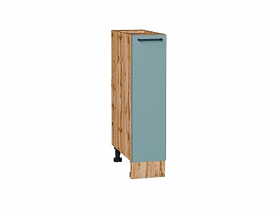 Шкаф нижний бутылочница Флэт 816*200*478 Grey-green In 2S / Дуб Вотан