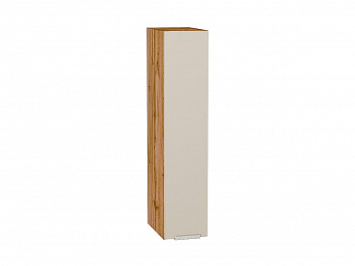 Шкаф верхний бутылочница Фьюжн 920*200*320 Cream Silk / Дуб Вотан
