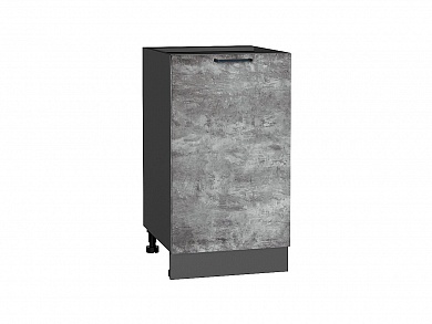 Шкаф нижний с 1-ой дверцей Флэт 816*450*478 Temple Stone 2S / Graphite