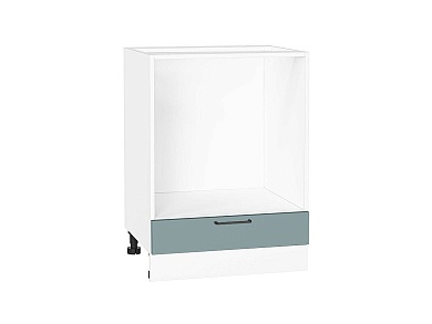 Шкаф нижний под духовку Флэт 816*600*476 Grey-green In 2S / Белый