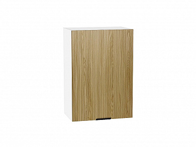 Шкаф верхний с 1-ой дверцей Евро Лайн 716*500*318 Дуб песочный / Белый