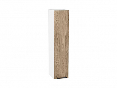 Шкаф верхний бутылочница Флэт 920*200*318 Natural Casella Oak 2S / Белый
