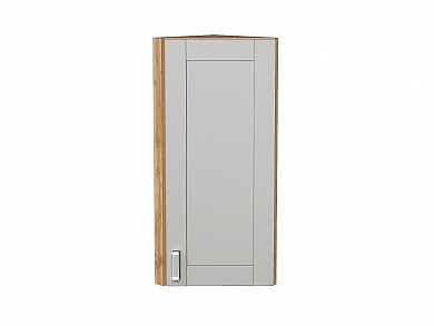Шкаф верхний торцевой Лофт 920*300*306 Grey Silk / Дуб Вотан