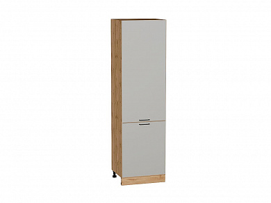 Шкаф пенал с 2-мя дверцами Флэт 2132*600*574 Light Grey In 2S / Дуб Вотан