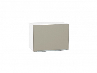 Шкаф верхний горизонтальный Фьюжн 358*500*320 Silky Grey / Белый