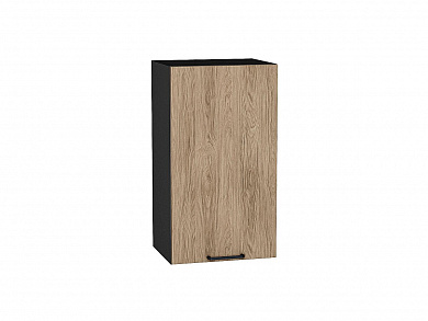 Шкаф верхний с 1-ой дверцей Флэт 716*400*318 Natural Casella Oak 2S / Graphite