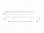 Ручка скоба мебельная VOLNA RS065BL.4 211*11*17 Матовый черный