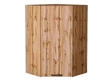 Шкаф верхний угловой Флэт 920*600*600 Wotan Oak 2S / Дуб Вотан
