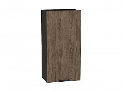 Шкаф верхний с 1-ой дверцей Флэт 920*450*318 Brown Casella Oak 2S / Graphite