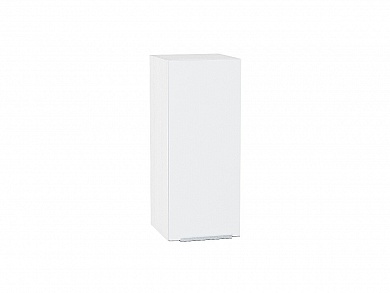 Шкаф верхний с 1-ой дверцей Фьюжн 716*300*320 Silky White / Белый