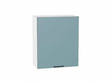 Шкаф верхний с 1-ой дверцей Флэт 716*600*318 Grey-green In 2S / Белый