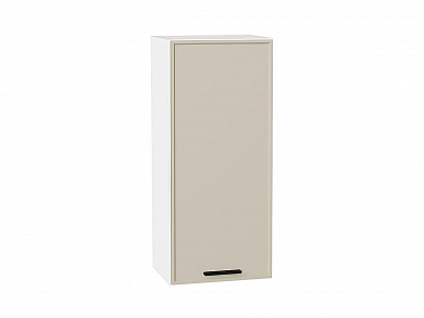 Шкаф верхний с 1-ой дверцей Фрейм 920*400*324 Cream Silk / Белый