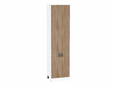 Шкаф пенал с 2-мя дверцами Флэт 2336*600*574 Natural Casella Oak 2S / Белый