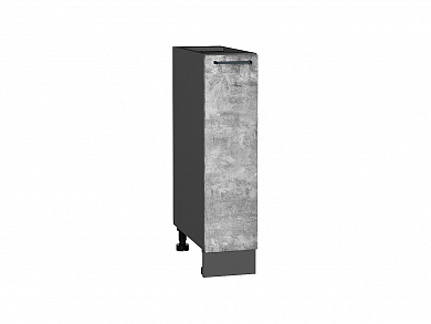 Шкаф нижний с 1-ой дверцей Флэт 816*200*478 Temple Stone 2S / Graphite