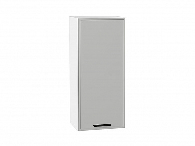 Шкаф верхний с 1-ой дверцей Фрейм 920*400*324 Grey Silk / Белый