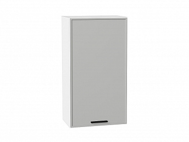 Шкаф верхний с 1-ой дверцей Фрейм 920*500*324 Grey Silk / Белый