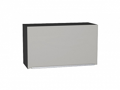 Шкаф верхний горизонтальный Фьюжн 458*800*318 Silky Light Grey / Graphite