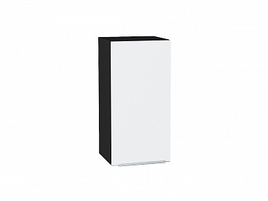 Шкаф верхний с 1-ой дверцей Фьюжн 716*350*320 Silky White / Graphite