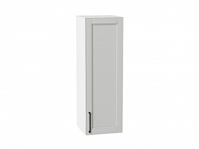 Шкаф верхний с 1-ой дверцей Сканди 920*300*320 Grey Silkwood / Белый