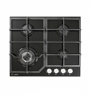 Газовая варочная поверхность GVG 640-1 BL 95*600*510 Черный
