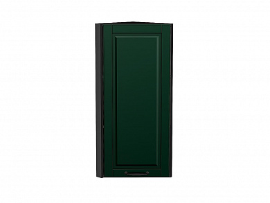 Шкаф верхний торцевой Дублин 920*300*304 Special Green / Graphite