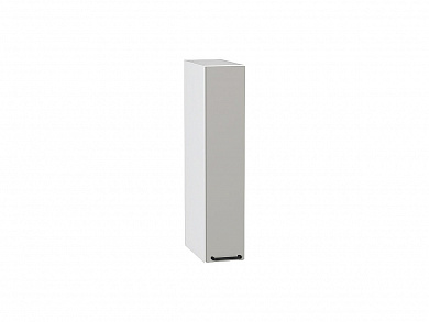 Шкаф верхний бутылочница Флэт 716*150*318 Light Grey In 2S / Белый