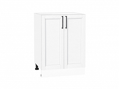 Шкаф нижний с 2-мя дверцами Сканди 816*600*480 White Silkwood / Белый