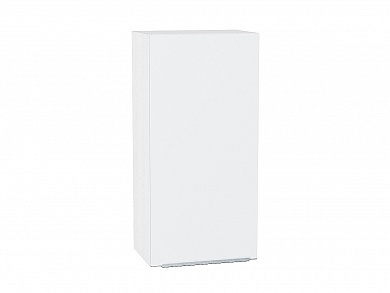 Шкаф верхний с 1-ой дверцей Фьюжн 920*450*320 Silky White / Белый