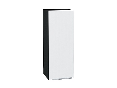 Шкаф верхний с 1-ой дверцей Фьюжн 920*350*320 Silky White / Graphite