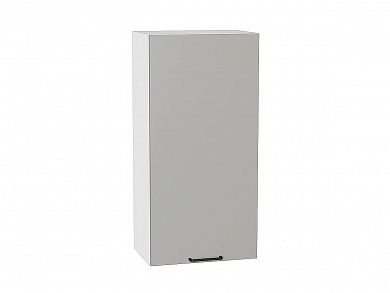 Шкаф верхний с 1-ой дверцей Флэт 920*450*318 Light Grey In 2S / Белый