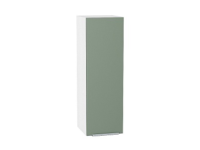 Шкаф верхний с 1-ой дверцей Фьюжн 920*300*320 Silky Mint / Белый