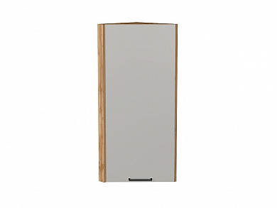 Шкаф верхний торцевой Флэт 920*300*306 Light Grey In 2S / Дуб Вотан