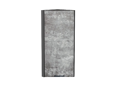 Шкаф верхний торцевой Флэт 920*300*306 Temple Stone 2S / Graphite