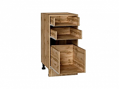 Каркас нижнего шкафа с 3-мя ящиками Н 403 816*400*462 Дуб Вотан